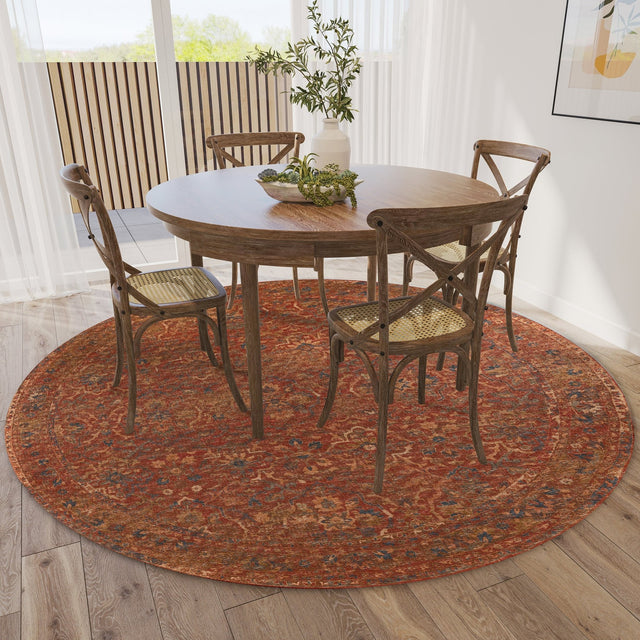Dalyn Jericho JC3 Nutmeg Rug shown in a room