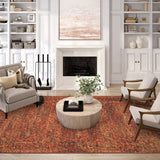 Dalyn Jericho JC3 Nutmeg Rug shown in a room
