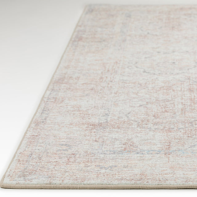 Dalyn Jericho JC3 Pearl Rug finished edge detail