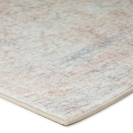 Dalyn Jericho JC3 Pearl Rug corner detail