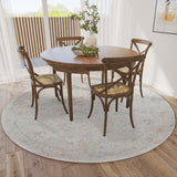 Dalyn Jericho JC3 Pearl Rug shown in a room