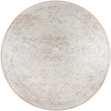 Dalyn Jericho JC3 Pearl Rug round rug