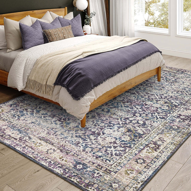 Dalyn Jericho JC3 Violet Rug shown in a room