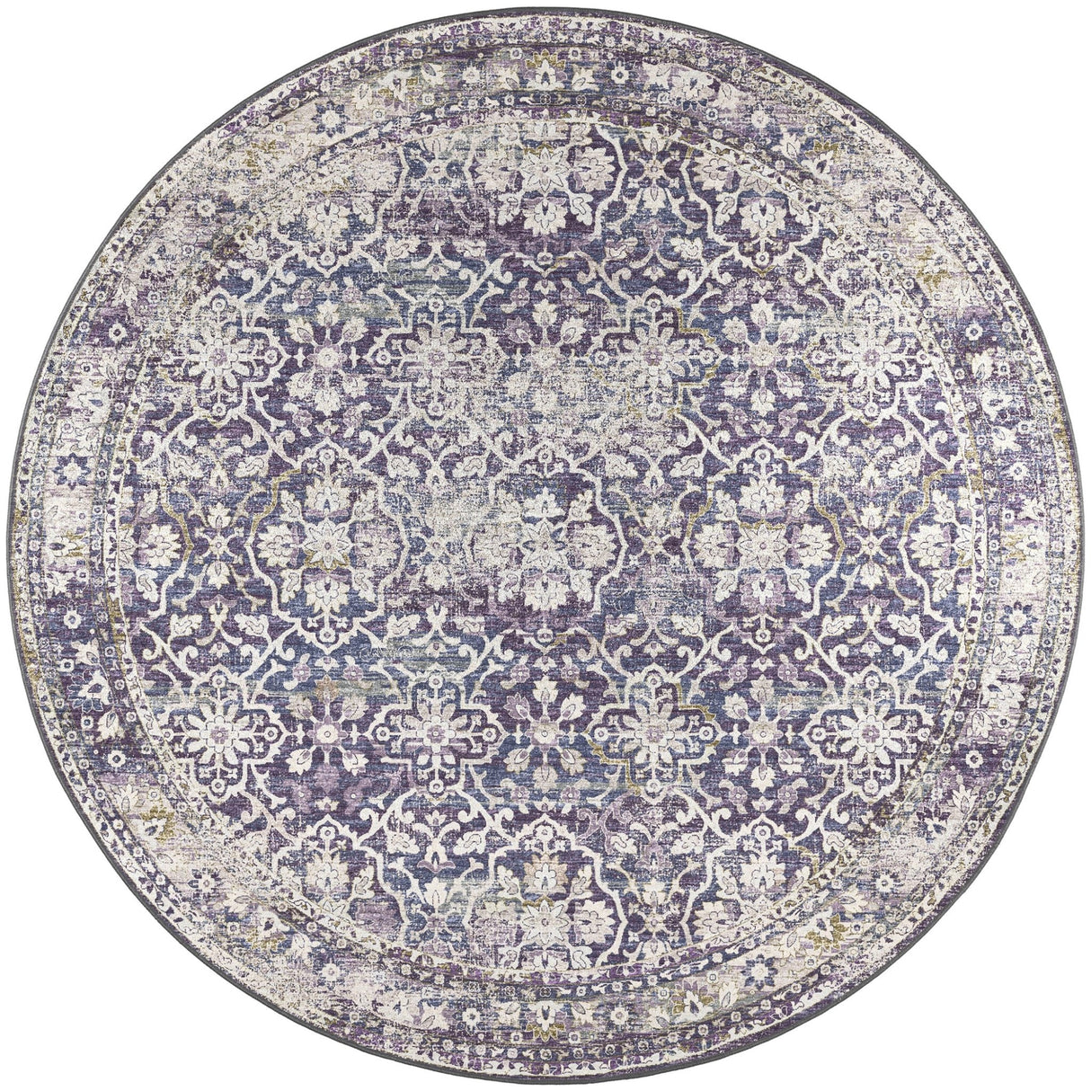 Dalyn Jericho JC3 Violet Rug round rug