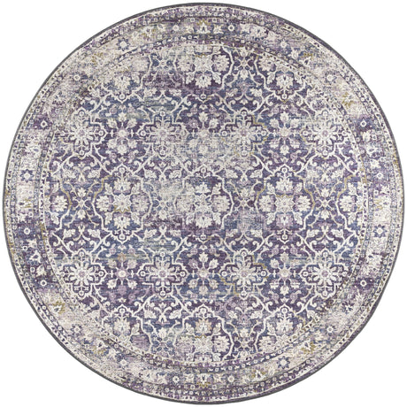 Dalyn Jericho JC3 Violet Rug round rug