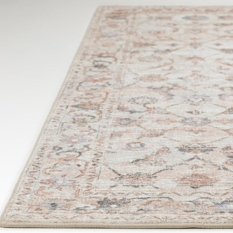Dalyn Jericho JC4 Linen Rug finished edge detail