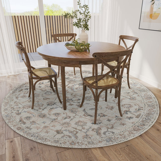 Dalyn Jericho JC4 Linen Rug shown in a room