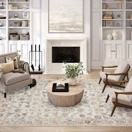 Dalyn Jericho JC4 Linen Rug shown in a room