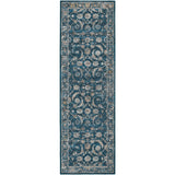 Dalyn Jericho JC4 Navy Rug runner rug