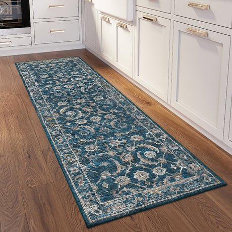 Dalyn Jericho JC4 Navy Rug shown in a room