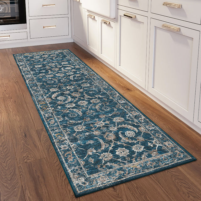 Dalyn Jericho JC4 Navy Rug shown in a room