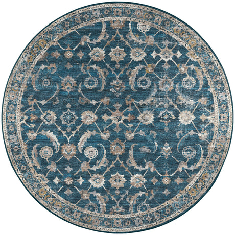 Dalyn Jericho JC4 Navy Rug round rug