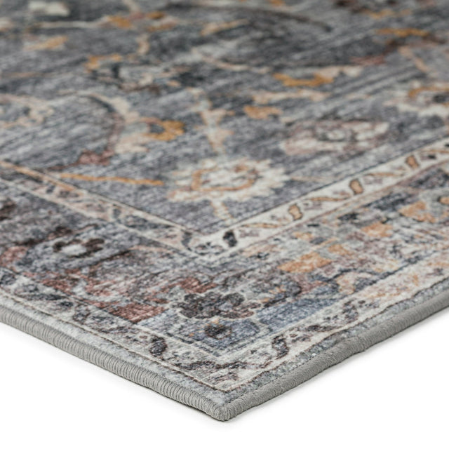 Dalyn Jericho JC4 Silver Rug corner detail