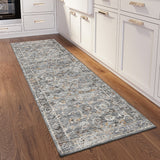 Dalyn Jericho JC4 Silver Rug shown in a room