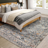 Dalyn Jericho JC4 Silver Rug shown in a room