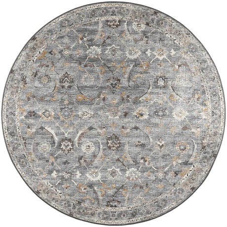 Dalyn Jericho JC4 Silver Rug round rug
