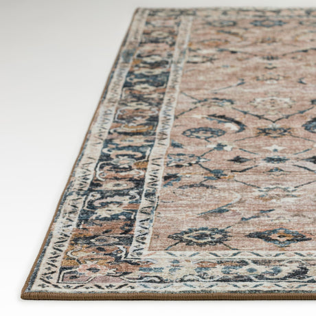 Dalyn Jericho JC4 Taupe Rug finished edge detail