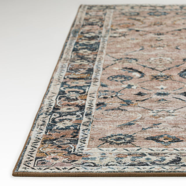 Dalyn Jericho JC4 Taupe Rug finished edge detail