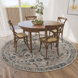 Dalyn Jericho JC4 Taupe Rug shown in a room
