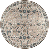 Dalyn Jericho JC4 Taupe Rug round rug