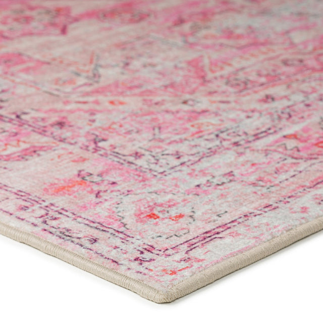 Dalyn Jericho JC5 Rose Rug corner detail