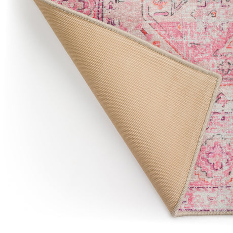 Dalyn Jericho JC5 Rose Rug backing detail