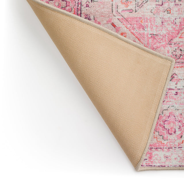 Dalyn Jericho JC5 Rose Rug backing detail