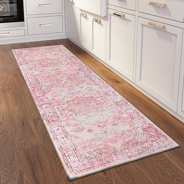 Dalyn Jericho JC5 Rose Rug shown in a room