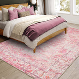 Dalyn Jericho JC5 Rose Rug shown in a room