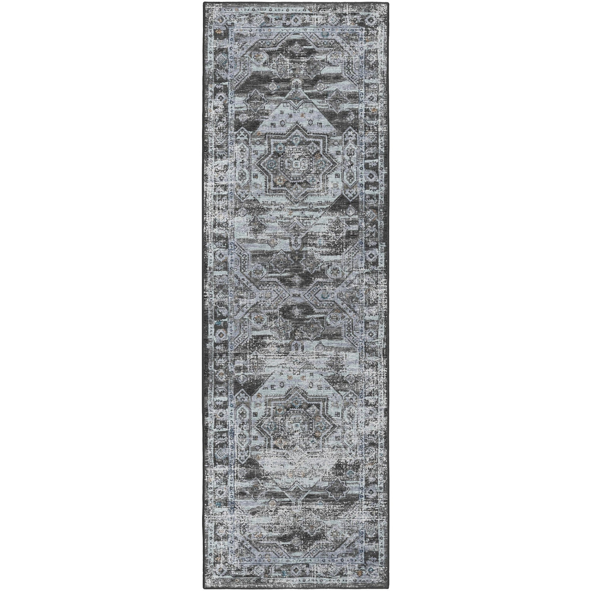 Dalyn Jericho JC5 Steel Rug runner rug