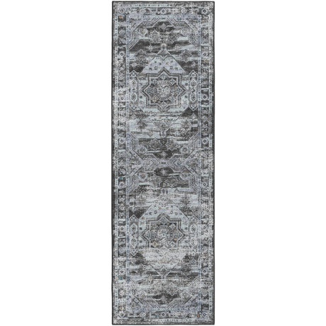 Dalyn Jericho JC5 Steel Rug runner rug