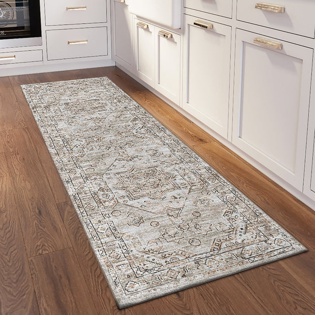 Dalyn Jericho JC5 Tin Rug shown in a room