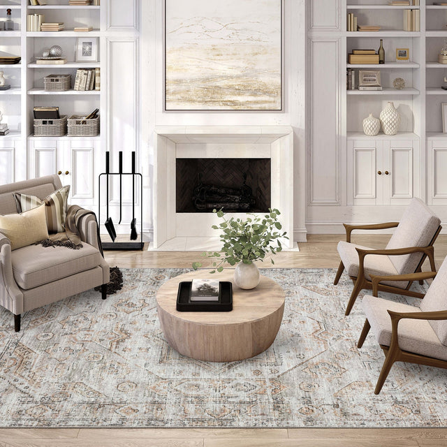 Dalyn Jericho JC5 Tin Rug shown in a room