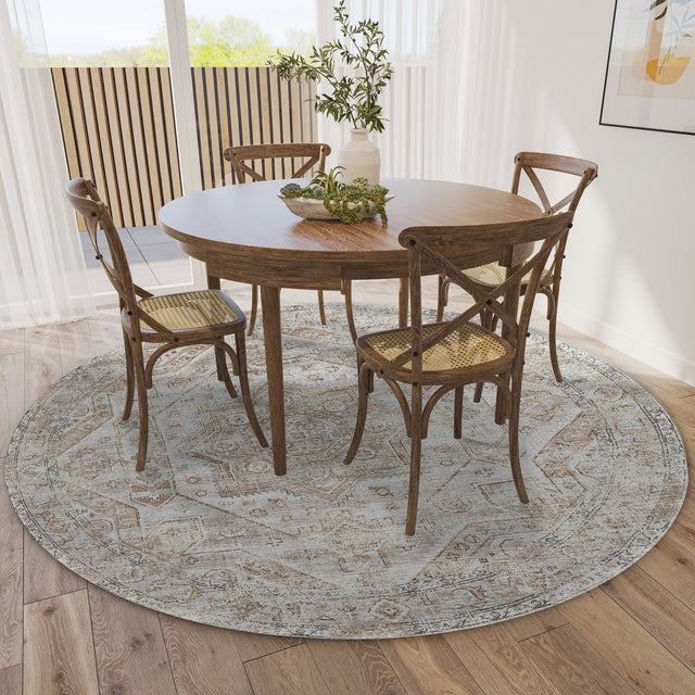Dalyn Jericho JC5 Tin Rug shown in a room