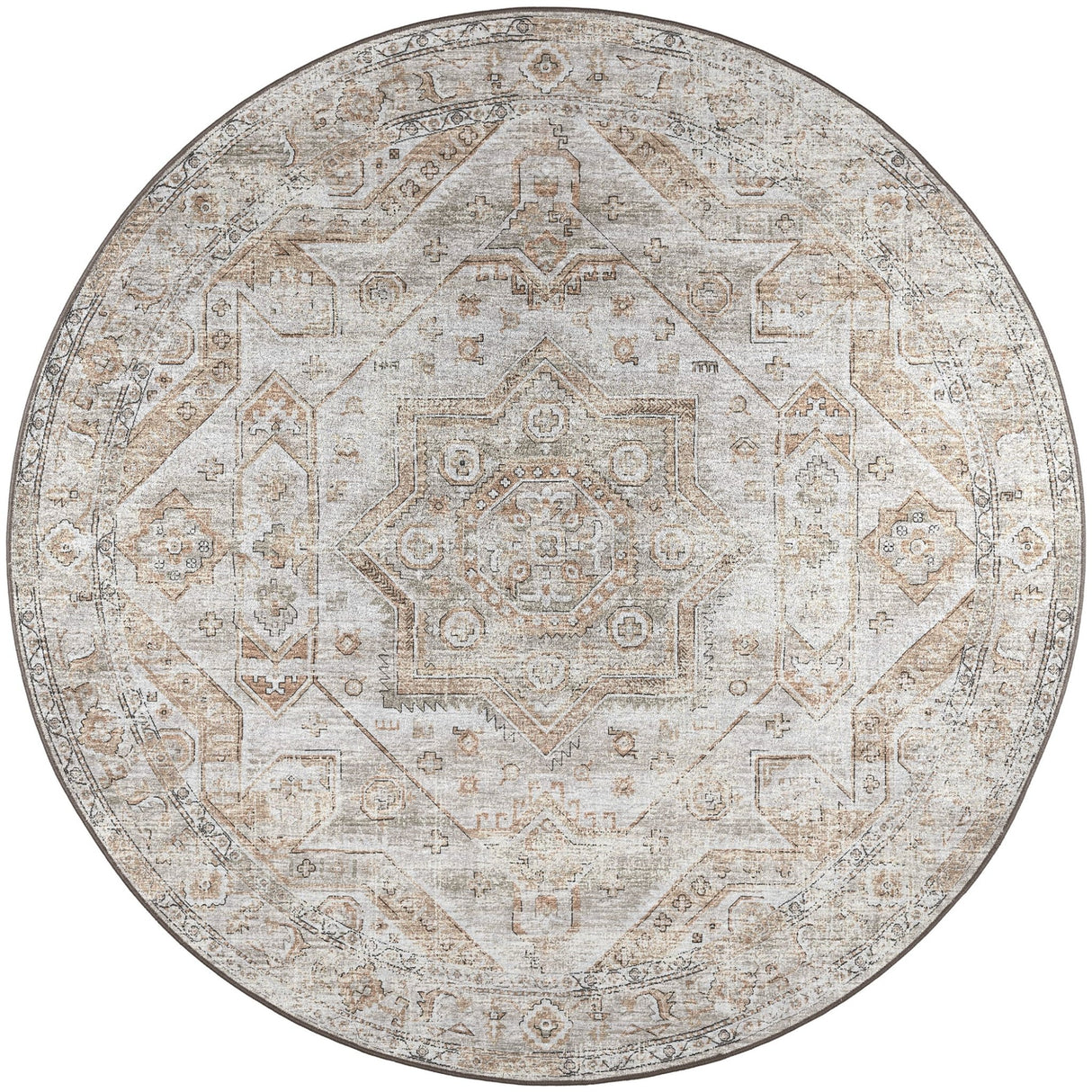 Dalyn Jericho JC5 Tin Rug round rug