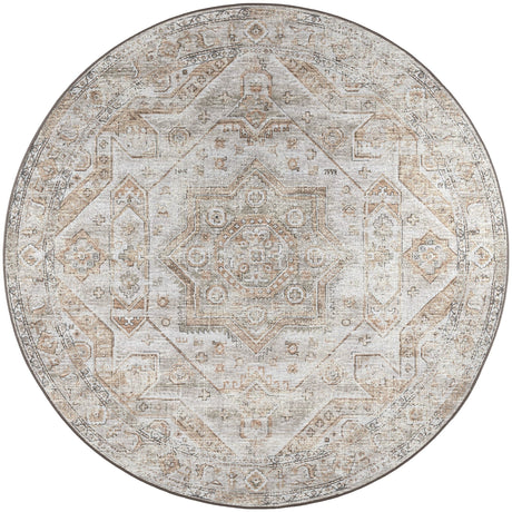 Dalyn Jericho JC5 Tin Rug round rug