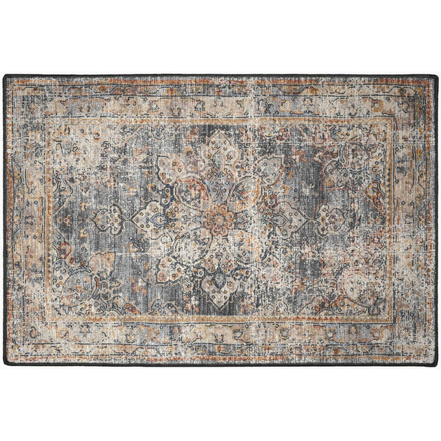 Dalyn Jericho JC6 Charcoal Rug rectangular rug