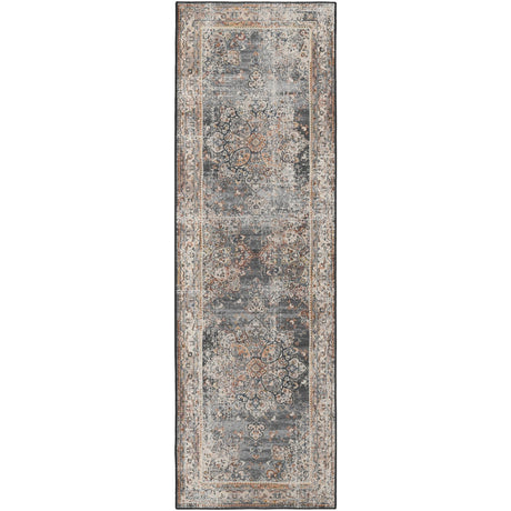 Dalyn Jericho JC6 Charcoal Rug runner rug