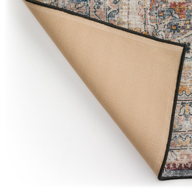 Dalyn Jericho JC6 Charcoal Rug backing detail