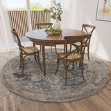 Dalyn Jericho JC6 Charcoal Rug shown in a room