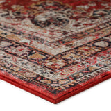 Dalyn Jericho JC6 Garnet Rug corner detail