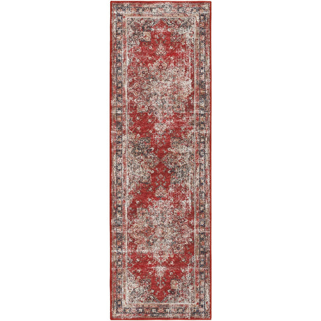 Dalyn Jericho JC6 Garnet Rug runner rug