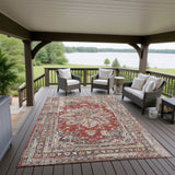 Dalyn Jericho JC6 Garnet Rug outdoor lifestyle image