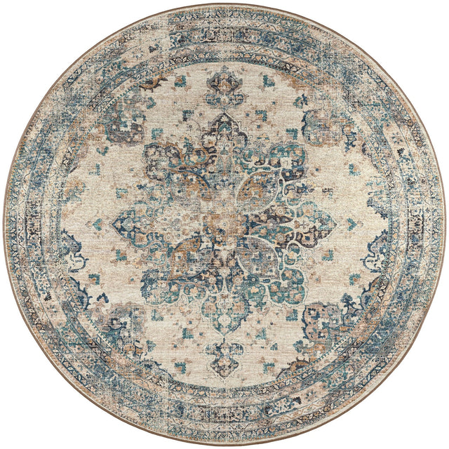 Dalyn Jericho JC6 Linen Rug round rug