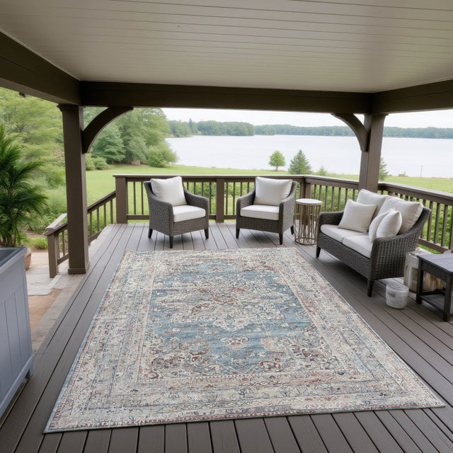 Dalyn Jericho JC6 Riviera Rug outdoor lifestyle image