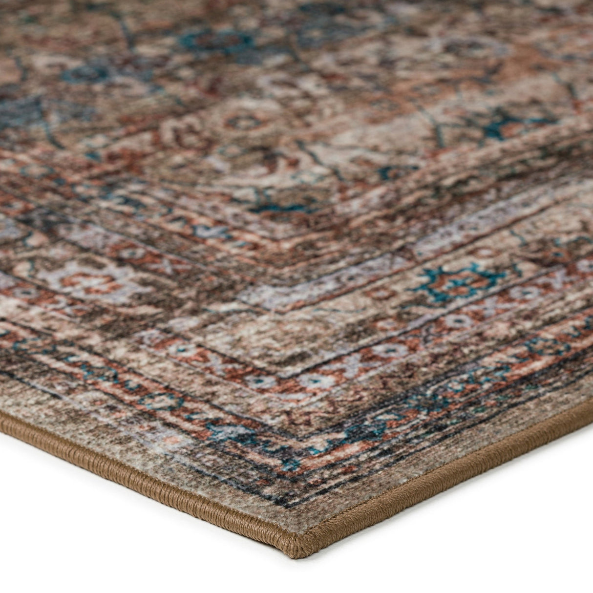 Dalyn Jericho JC7 Latte Rug corner detail