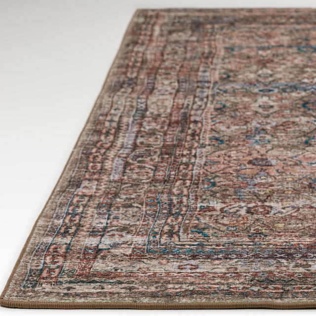 Dalyn Jericho JC7 Latte Rug finished edge detail