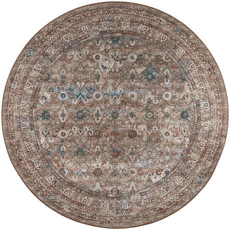 Dalyn Jericho JC7 Latte Rug round rug