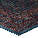 Dalyn Jericho JC7 Navy Rug corner detail