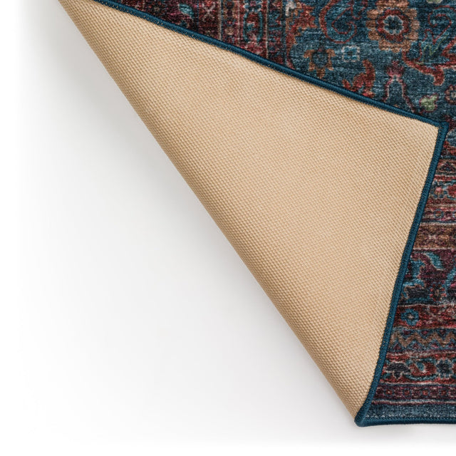 Dalyn Jericho JC7 Navy Rug backing detail